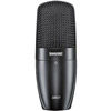 Shure SM27-SC Condenser Microphone Incl. A27SM ShureLock Rubber Suspensiom Shockmount, Velveteen Pouch