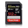 Sandisk Extreme Pro 512GB SDXC UHS-1 Class 10 Card 95MB/s, 633x