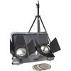 Arri Lighting Arrilite 2000+/2 Heavy Duty Kit. Includes Barndoors, Scrims, Stands, and Heavy Duty Case