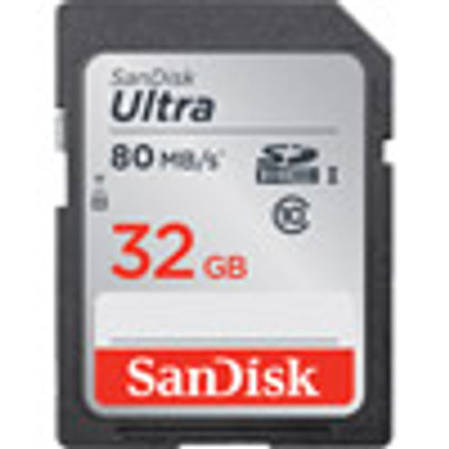 Sandisk Ultra 32GB SDHC UHS-1 U1 Class 10 Card, 80MB/s, 533x