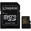 Kingston Tech 32GB Micro SDHC UHS-I U1 Class 10 Card w/ Adapter, 90MB/s read and 45MB/s write
