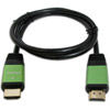 TechCraft 6 ft. High Speed HDMI 1.4 Cable with Green Metal Connectors