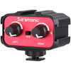 Saramonic SR-AX100 2-Channel Passive Audio Adapter - Camera Top Shoe Mount