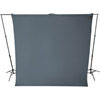 9'x10' Neutral Gray Background Wrinkle Resistant