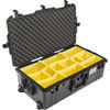 1615 Air Case Black w/ Padded Dividers w/ Wheels