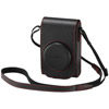 Panasonic DMWPHS84XPR Black Leather Case for DMC-ZS100