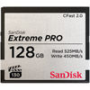 Extreme Pro 128GB Cfast 2.0 Card 525MB/s read & 450MB/s write speeds