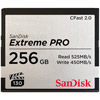 Extreme Pro 256GB Cfast 2.0 Card 525MB/s read & 450MB/s write speeds
