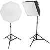 ULite LED 2-Light Collapsible Softbox Kit