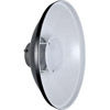 Beauty Dish Reflector, Bowens Mounting, 55cm White (No Honeycomb)