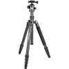 Manfrotto Element Traveller Carbon Tripod Kit Big Black 5 section With Ball Head w/Arca -Style QR