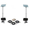 Telmax Teleprompters TSP2-19 BUN 19" Presidential Teleprompter Bundle includes Two TSP2-19 Teleprompter
