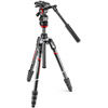 Befree Carbon fibre Tripod With Twist Lock And MVH400AH Fluid Head