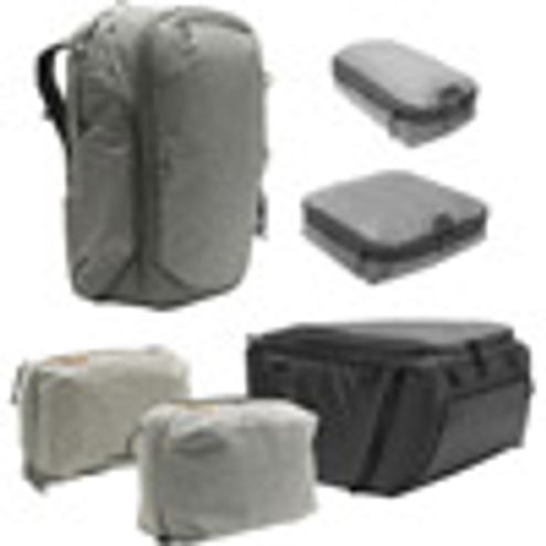 Peak Design Travel Backpack 45L w/ Sm & Md Packing Cubes, Tech & Wash Pouches and Md Camera Cube - SAGE
