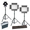 Ledgo 2xLG-900SC Daylight with D600 Fresnel 3 x Stands, Stand Bag and Hard Case