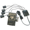 V-Mount Plate w/ Super Clamp to Regulation Power Cable w/4 Sony NP-FW50 Type Dummy Batteries (10')