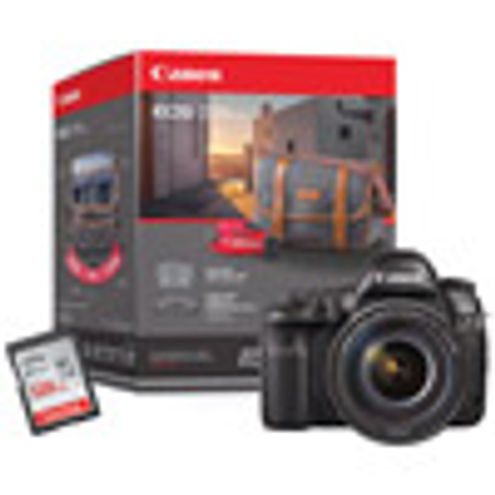 Canon EOS 5D Mark IV DSLR Body With Premium Accessory Kit Inc. 128GB Memory Card