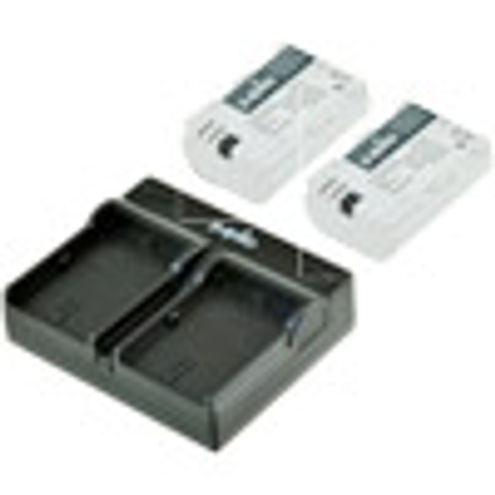 Jupio LP-E6N 2x Battery *ULTRA* for Canon 2040mAh + USB Dual Charger