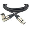 Digiflex XLR Right Angle Male to XLR Straight female 18 " Mic Cable