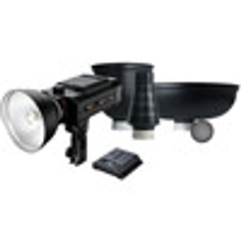 SMDV BRiHT-360 TTL With Honeycomb Grid,Tele Reflector, Beauty Dish,Lithium-Ion Battery&Snoot