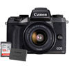 Canon EOS M5 Mirrorless Camera Body With LP-E17 Battery And 128GB Memory Card
