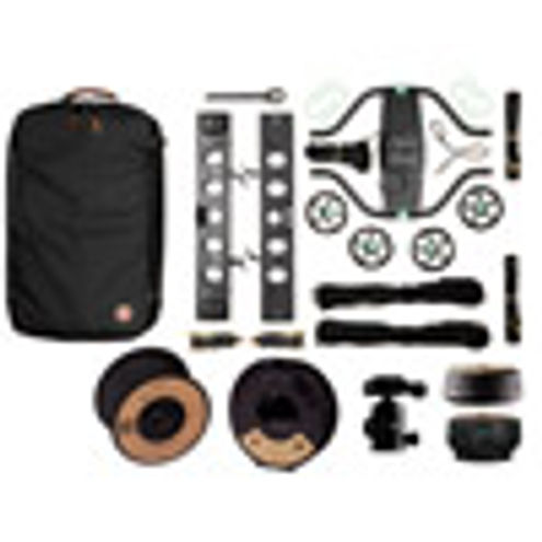 Syrp Slingshot Pan Track Cable Cam - Indie Kit (50m), Slingshot, Genie II Linear, Mini,Ballhead,Rope