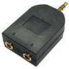 TechCraft 3.5mm Stereo Splitter Adapter ( Male to Female/ Female)