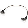 Shape WLB Skinny 90-degree BNC Cable 12" Black