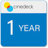 Cinedeck Extended Support 1yr - Extended Warranty Plan includes: 2 ~3 official software updates per year