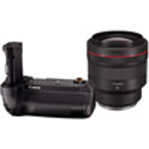 Canon RF 85mm f1.2 L USM Lens with Battery Grip BG-E22 for EOS R