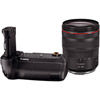 Canon RF 24-105mm f4 L IS USM Lens with Battery Grip BG-E22 for EOS R