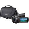 Sony FDRAX33B 4K Camcorder Free Case LCSU21