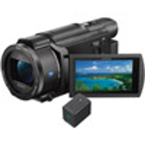 Sony FDRAX53B 4K Camcorder w/ 50% off NPFV70A Battery