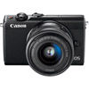 Canon EOS M100 Mirrorless Camera with 15-45 Kit Black