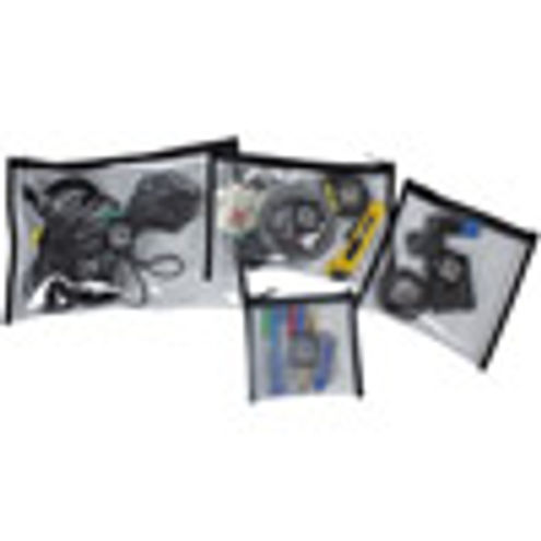Porta-Brace Clear Equipment Pouch -Set of 4 Sizes