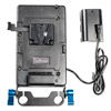 IndiPro V-Mount plate with Canon LP-E6 type Dummy Battery