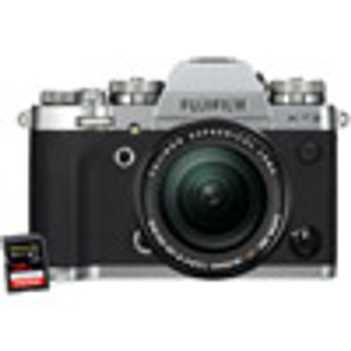 Fujifilm X-T3 Mirrorless Body Silver & Extreme Pro 128GB SDXC UHS-I Card
