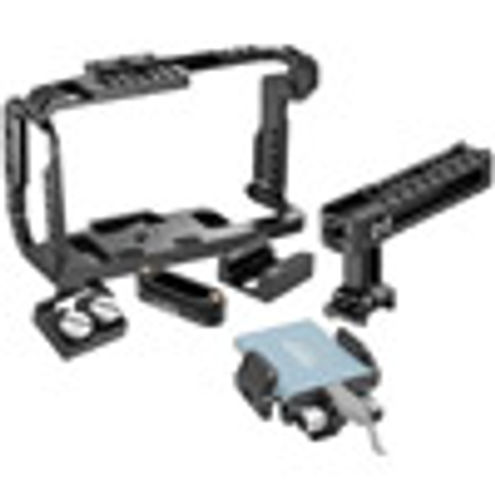 SmallRig Cage Kit for Blackmagic Design Pocket Cinema 4K & 6K with Holder for External SSD, Handle, Rail