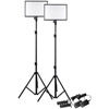 LumiPad 25 Bicolor Slim Soft Light LED Panel 2 Head Kit