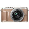 Olympus PEN E-PL10 Mirrorless Kit Brown w/ 14-42mm EZ Lens (inc. Bag, 16GB Class 10 SD Card, Lens Cloth)