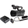 JVC Professional GY-HM180U 4KCam Compact Handheld Camcorder w/ Integrated 12X Lens, Free QAN0067-003,BN-S882