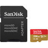 Sandisk Extreme 256GB Micro SDXC A2 UHS-1 Class 10 V30 Card w/ Adapter