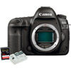 Canon EOS 5D Mark IV DSLR Body With 64GB SDXC Card and Jupio LP-E6N Battery