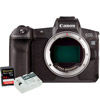 EOS R Full Frame Mirrorless Camera Body 64GB SDXC Card and Jupio LP-E6N Battery