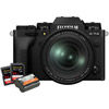 X-T4 Mirrorless Kit Black w/ XF 16-80mm, NP-W235 , 2 x Extreme Pro 64GB SDXC UHS-I Cards