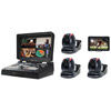 Portable Video Streaming Studio Kit w/HS-1600T MK II , 3x PTC-150TL , 3x WM-1 and TLM-700UHD