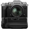 Fujifilm X-T4 Mirrorless Kit Silver w/ XF 18-55mm f/2.8-4.0 R LM OIS Lens & VG-XT4 Grip
