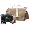 Fujifilm X-T4 Mirrorless Kit Silver w/ XF 16-80mm, Domke Bag, Battery, 2 x Extreme Pro 64GB Cards