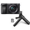 Sony Alpha A6400 Kit w/ SEL 16-50mm PZ Lens w/ Vlogger Accessory Kit