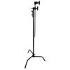 Kupo CS-40MKB 40” C-Stand with Sliding Legs, Arm Kit, Black